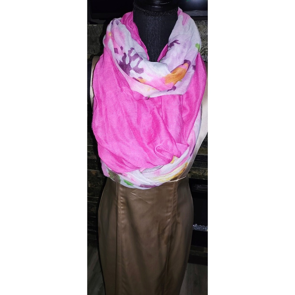Altare Loop Scarf Floral And Solid NEW